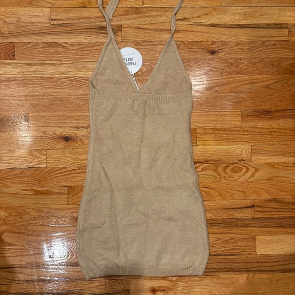 Knit Halter Dress NWT Size S/M - Picture 2 of 3